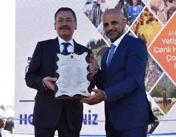 Başkentin ortasında çiftlik kuruldu